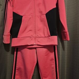 adidas Kids Matching Set in Pink and Black